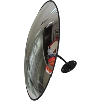 Зеркало круглое противокражное обзорное 430 мм с черным квитомвнутреннее