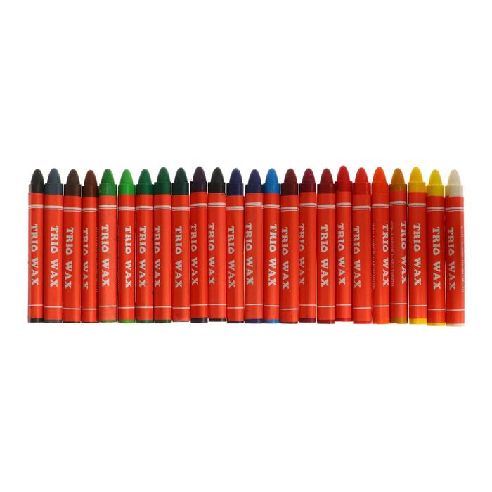 Мелки восковые 24 цвета TRIO Мелки восковые 24 цвета TRIO