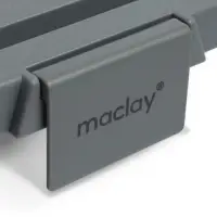 Корзина - столик maclay 2 в 1, складная, 47&times;28.5&times;23.5 см, серая