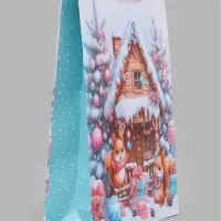 Пакет подарочный &laquo;Праздничные бельчата&raquo;, 33&times;10&times;42.5 см