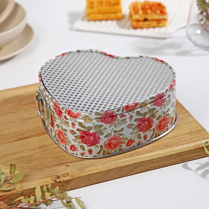 Набор форм для выпечки Доляна «Розарий», 3 предмета: d=17/21/24 см, съёмное дно Набор форм для выпечки Доляна «Розарий», 3 предмета: d=17/21/24 см, съёмное дно