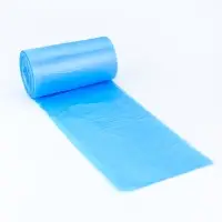 Мешки для мусора в рулоне 60 л, голубые, ПНД, толщина 15 мкм, 50 шт.