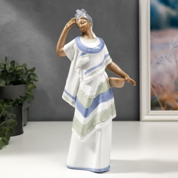 Сувенир керамика  Сувенир керамика "Африканка в национальной одежде" цветной 28х10х14 см