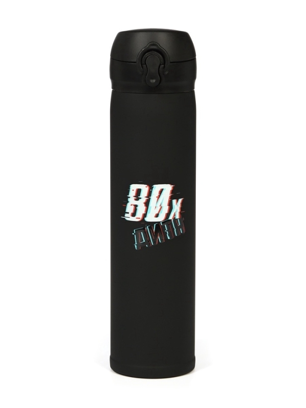 Термос «Мастер К. Дитя 80-х», 500 мл, чёрный