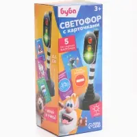 Светофор с обучающими карточками БУБА &laquo;Город&raquo;, свет