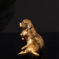 Набор фигурок &laquo;Гости, кошка и собака&raquo;, 2 шт., 7 см, бронза