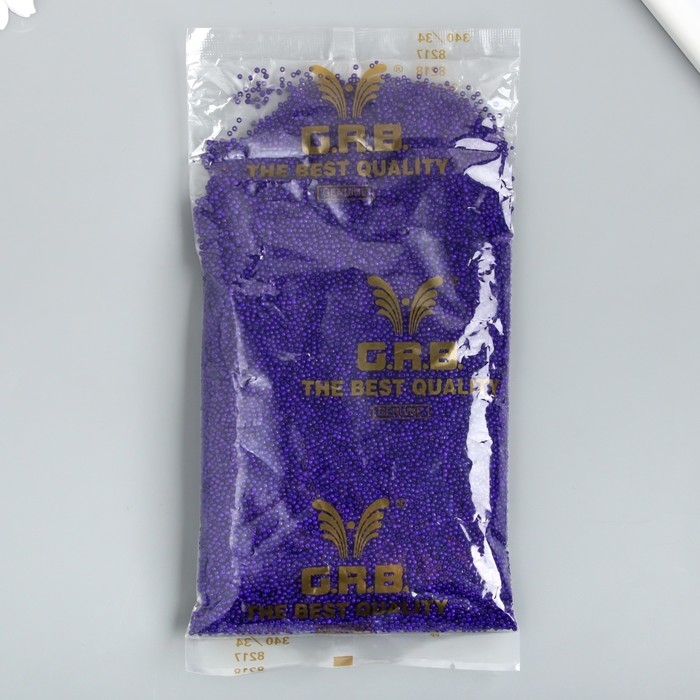 Бисер стекло 12/0  Бисер стекло 12/0 "Индиго" ровный №684 450 гр