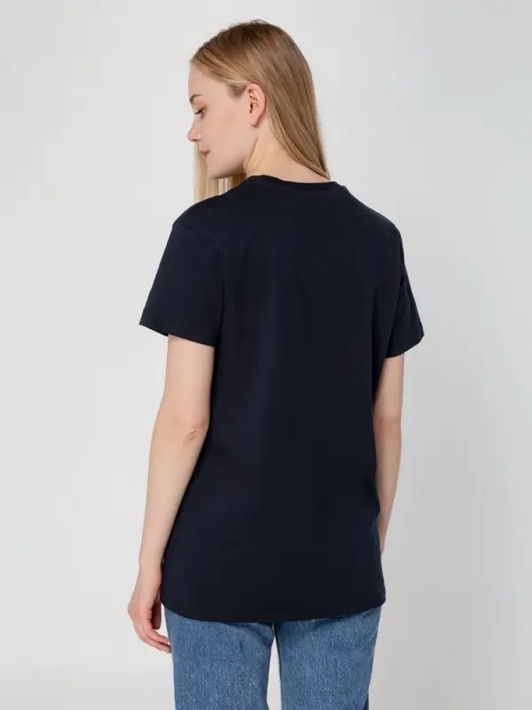 Футболка унисекс T-Bolka 160, темно-синяя, размер XS