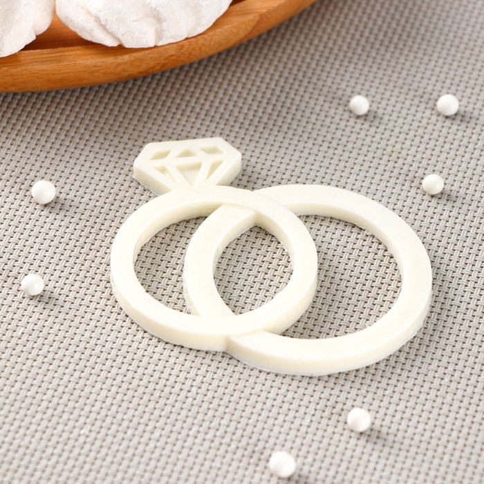 Силиконовая форма «Кольца», 7,5×8 см, прозрачная Силиконовая форма «Кольца», 7,5×8 см, прозрачная