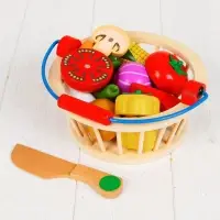 Игровой набор &laquo;Овощи в корзине&raquo;, 14 овощей: 5.5&times;5 см