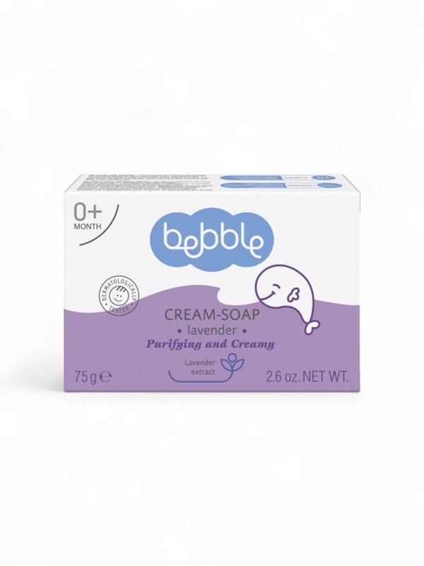 Крем-мыло детское Bebble с ароматом лаванды, 75 г Крем-мыло детское Bebble с ароматом лаванды, 75 г
