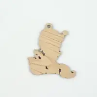 Елочное украшение «Лошадка и подарок», 6.9×8.1 см