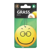 Ароматизатор картонный Grass, смайл, дыня