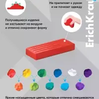 Пластилин 10 цветов, 180 г, ErichKrause "Kids Space Animals", со стеком, в картонной упаковке