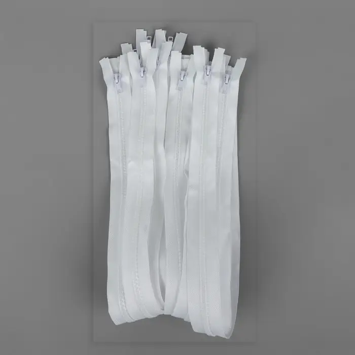 Молния «Трактор», №5, разъёмная, замок автомат, 60 см, белая Молния «Трактор», №5, разъёмная, замок автомат, 60 см, белая