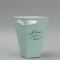 Переноска для цветов на лентах &laquo;Только для тебя&raquo;, 17 х 25 х 9 см