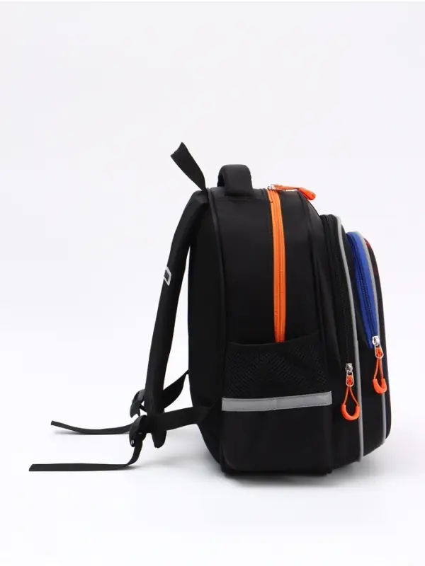 Ранец с эргономичной спинкой 3 отделения, средний "Футбол"