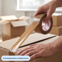 Клейкая лента одностор. упаковоч. ATTACHE 48мм х 132м 45мкм коричневая