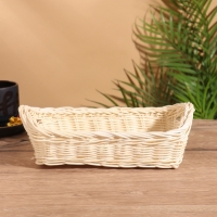Корзина плетеная 23x16x8 см, ротанг