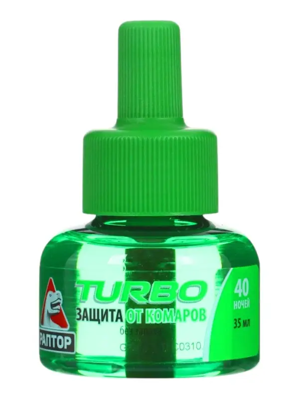 Комплект от комаров &laquo;Раптор&raquo; Turbo, фумигатор+жидкость, 40 ночей