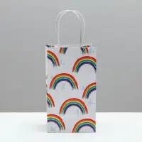 Пакет подарочный крафтовый, упаковка, «Sunny days», 12 х 21 х 9 см