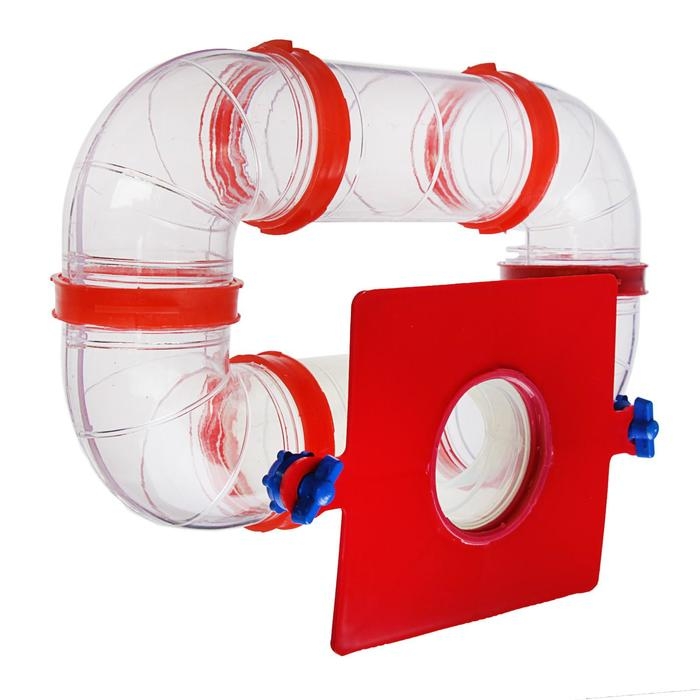 Лабиринт №6 для грызунов малый, 6 элементов, d=5 см, микс цветов Лабиринт №6 для грызунов малый, 6 элементов, d=5 см, микс цветов