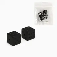 Кубики игральные, 1,6×1,6 см, набор 2 шт.