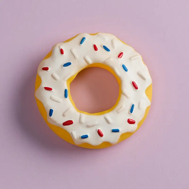 VETTA Игрушка для домашних животных, ПВХ, 13 см, пончик