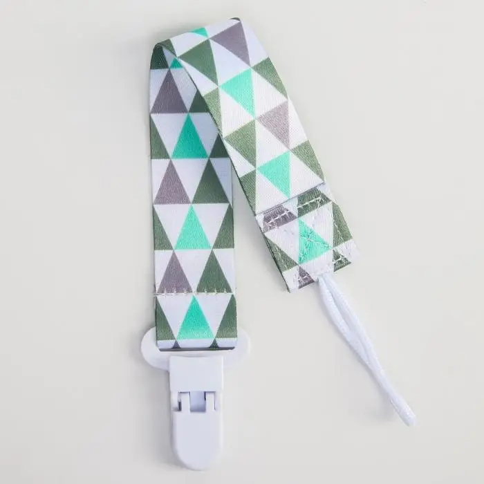 Держатель для соски - пустышки «Геометрия», на ленте