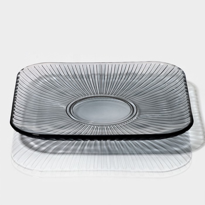 Набор стеклянной посуды «Мави», 6 предметов: 2 миски 350 мл, 2 стакана 250 мл, салатник 800 мл, тарелка d=20,8 см, цвет серый Набор стеклянной посуды «Мави», 6 предметов: 2 миски 350 мл, 2 стакана 250 мл, салатник 800 мл, тарелка d=20,8 см, цвет серый