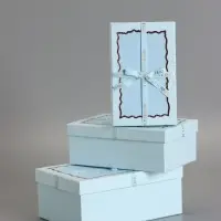 Наборок коробок 3 в 1 прямоугольные 23*16*9.5 21*14*8.0 19*12*6.5 см