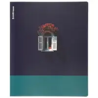 Тетрадь 48 листов в клетку ErichKrause CoverPrо fizzy, Floral Window, с пластиковой обложкой, на скобе