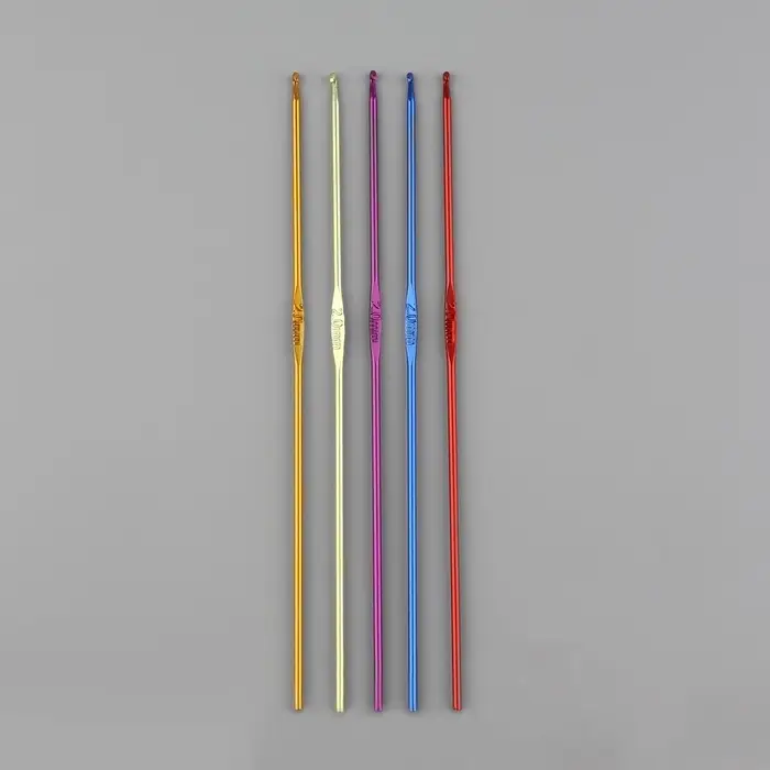 Крючок для вязания, d=2 мм, 15 см, МИКС