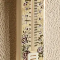 Термометр комнатный тм VETTA, Цветы, 19х4см, пластик