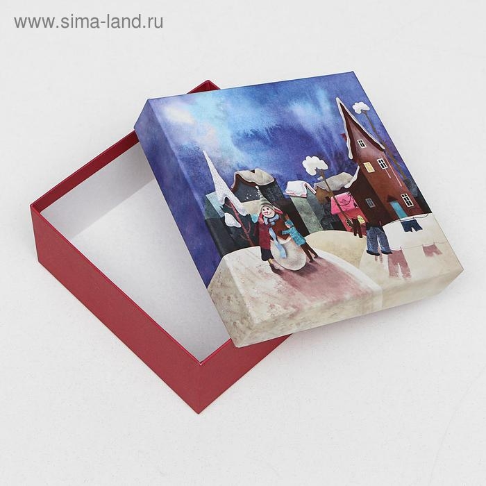 Набор коробок 3 в 1 "А у нас во дворе", 19 х 19 х 9,5 - 15,5 х 15,5 х 6,5 см