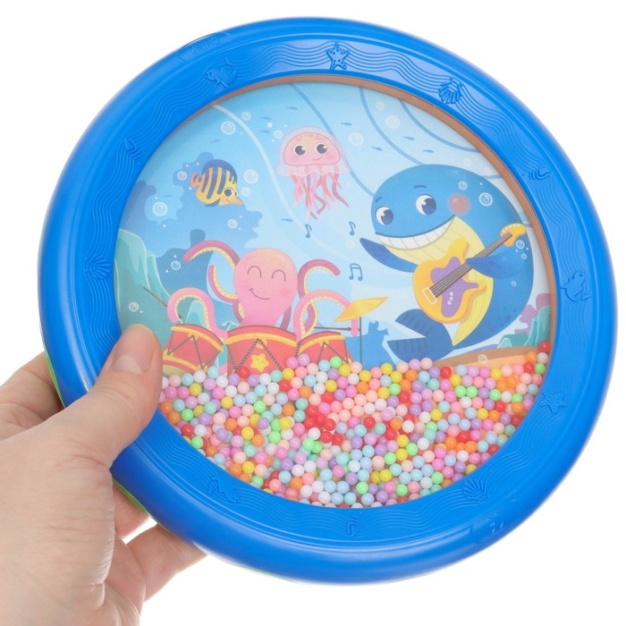 Погремушка «Барабан», 18 см, шум дождя, Крошка Я Погремушка «Барабан», 18 см, шум дождя, Крошка Я