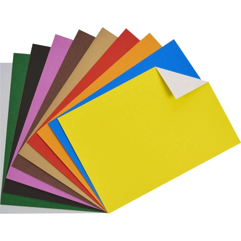 Картон цветной Выбор Есть 10л10цв А4 мелован папка