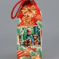 Коробка подарочная складная  "Золотое время" 16 х 8 х 20 см