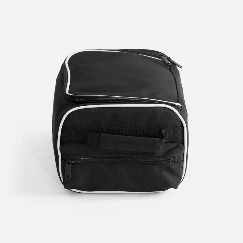 Сумка для обуви Equipex, черная с белым Сумка для обуви Equipex, черная с белым