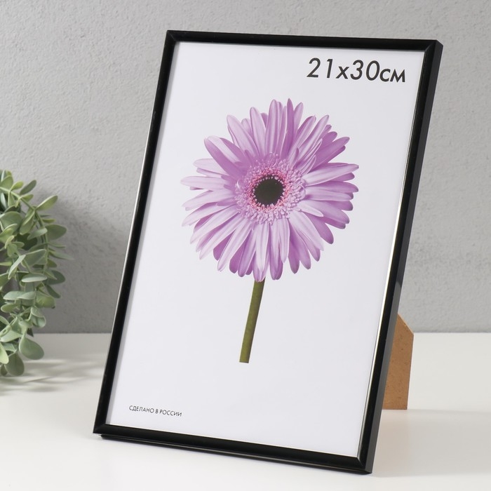 Фоторамка пластик Lida 21х30 см чёрный Фоторамка пластик Lida 21х30 см чёрный