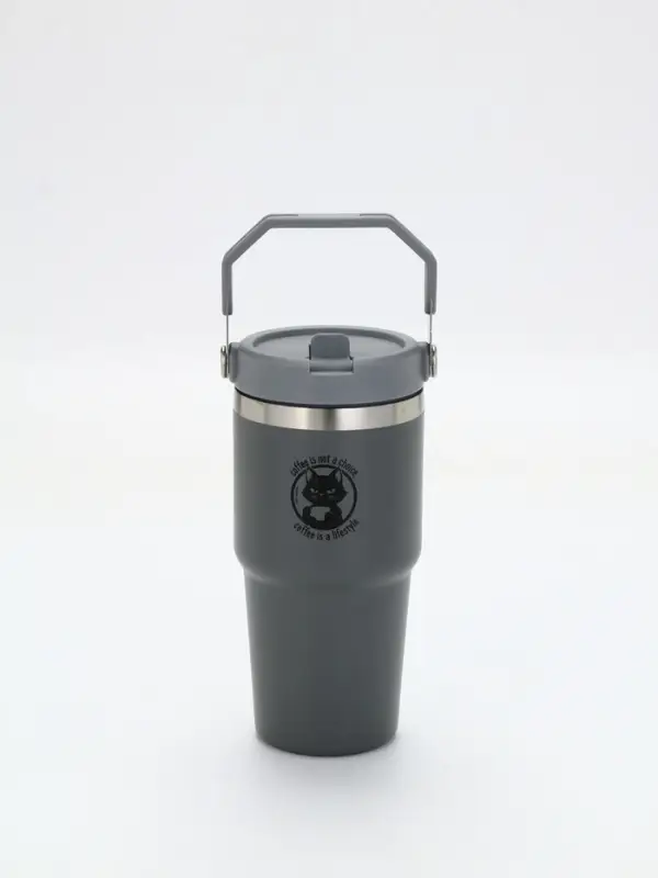 Термостакан с ручкой  Термостакан с ручкой "Coffee", 600 мл