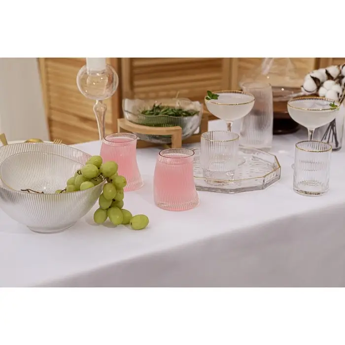 Стакан Magistro &laquo;Орион&raquo;, 340 мл, 6.8&times;10.4 см, с золотой отводкой, стекло, прозрачный