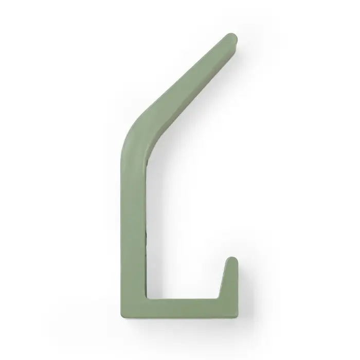 Крючок мебельный CAPPIO JACK, двухрожковый, цвет зеленый