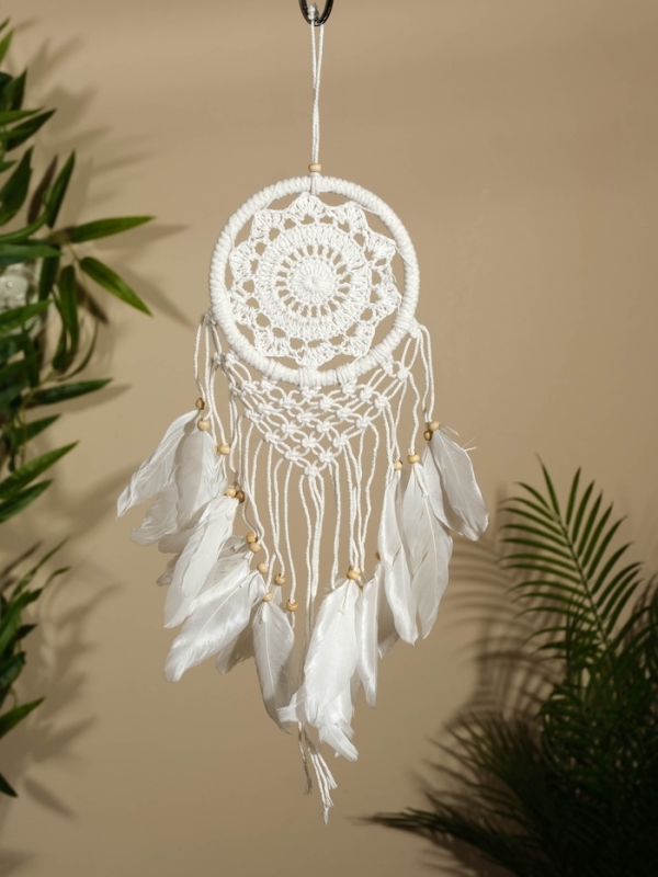 Ловец снов Ловец снов "Белый цветочек" 12х50 см.