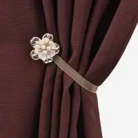 Подхват для штор &laquo;Цветок перламутровый&raquo;, d=5.5 см, цвет золотой