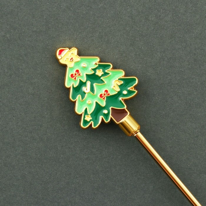 Ложка новогодняя с формовой ручкой «С Новым Годом!», нержавеющая сталь, 2,4 х 14,5 см Ложка новогодняя с формовой ручкой «С Новым Годом!», нержавеющая сталь, 2,4 х 14,5 см