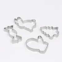 Формы для вырезания печенья &laquo;Новогодние сладости&raquo;, набор 10 шт., нержавеющая сталь