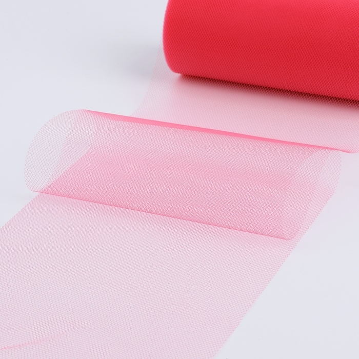 Фатин, 15 см, 11 ± 1 г/кв.м, 23 ± 1 м, цвет фуксия №14 Фатин, 15 см, 11 ± 1 г/кв.м, 23 ± 1 м, цвет фуксия №14