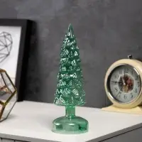 Светодиодная фигура &laquo;Ёлка зеленая&raquo;, 22.5&times;8 см, 10 LED, от батареек АААх2, свечение тёплое белое