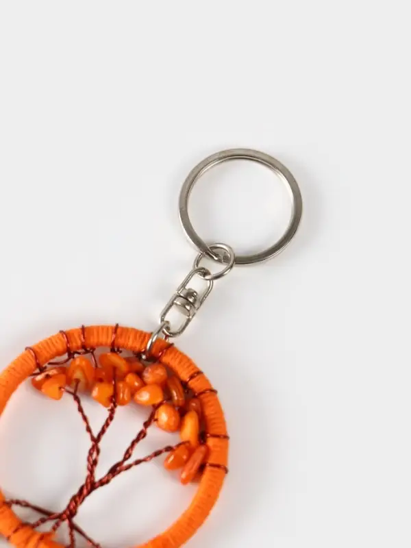 Брелок ловец снов Брелок ловец снов "Древо" 19 см, цв. оранжевый